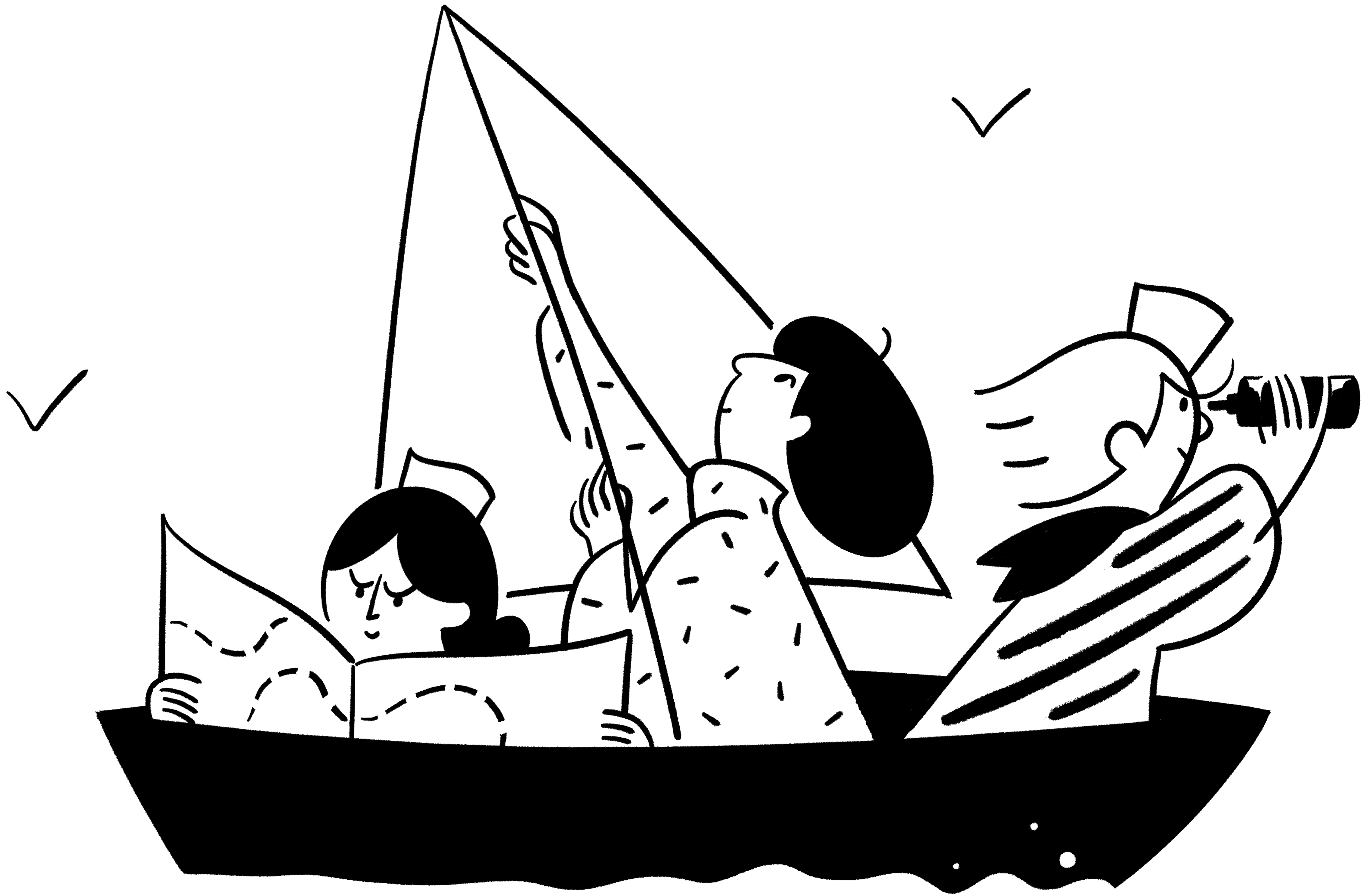 People On a Ship Hero