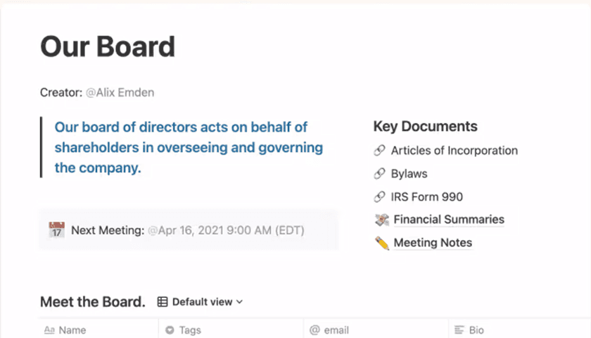 운영진 관리 템플릿 프로덕트 이미지