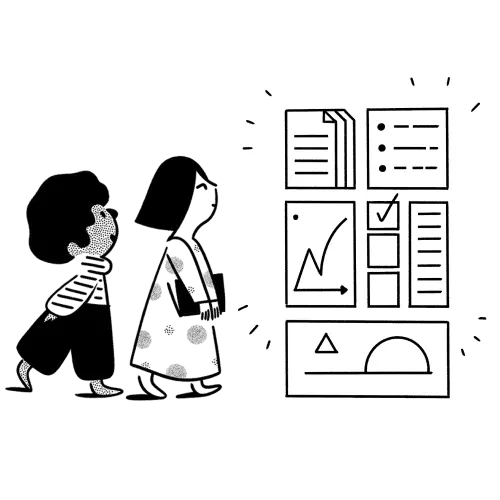 Illustration d’une organisation de fichiers