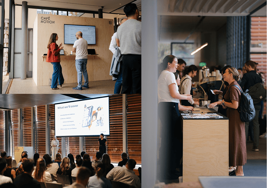 Our Cafe Notion in Sydney was filled with good food, great coffee, and even better connections with our community.