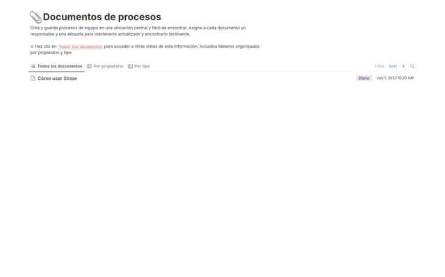 Documentos de procesos